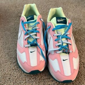 Brand New, brightly colored Nike sneakers